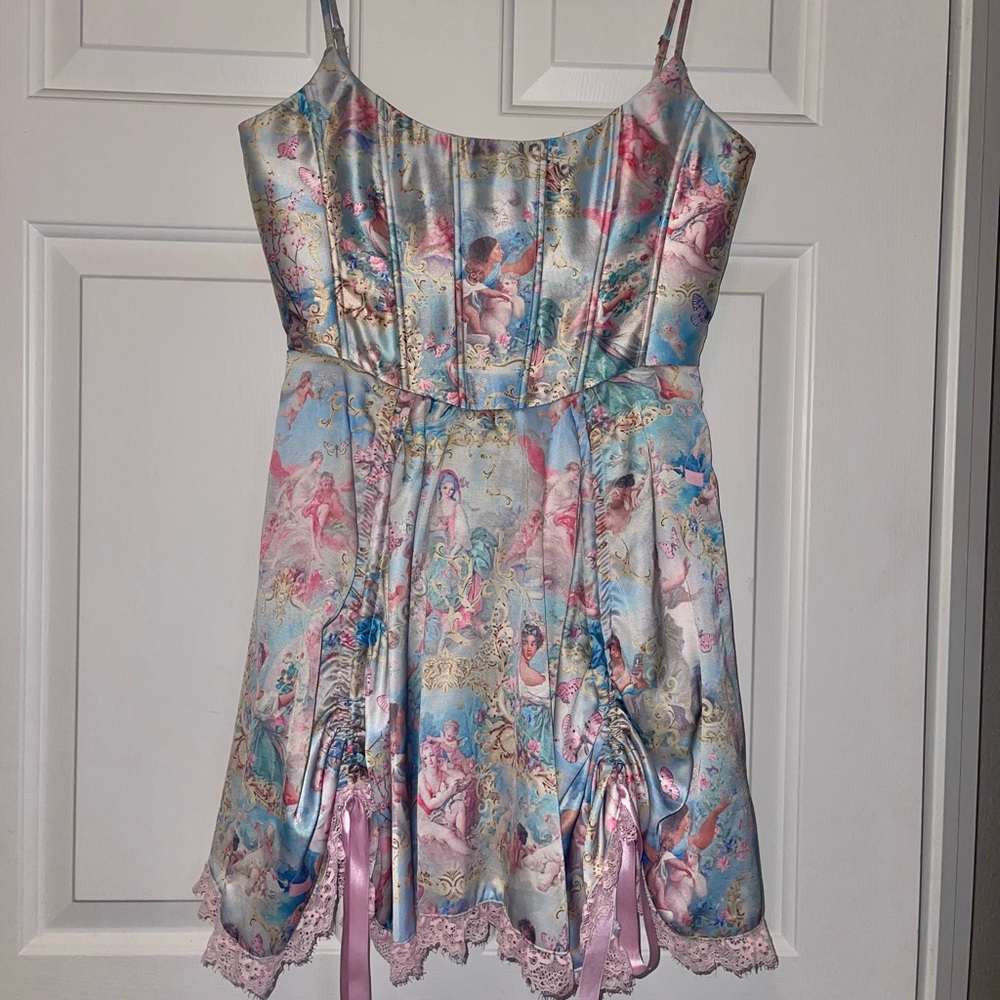 Dolls Kill Sugar Thrillz Pastel Fantasy Dress